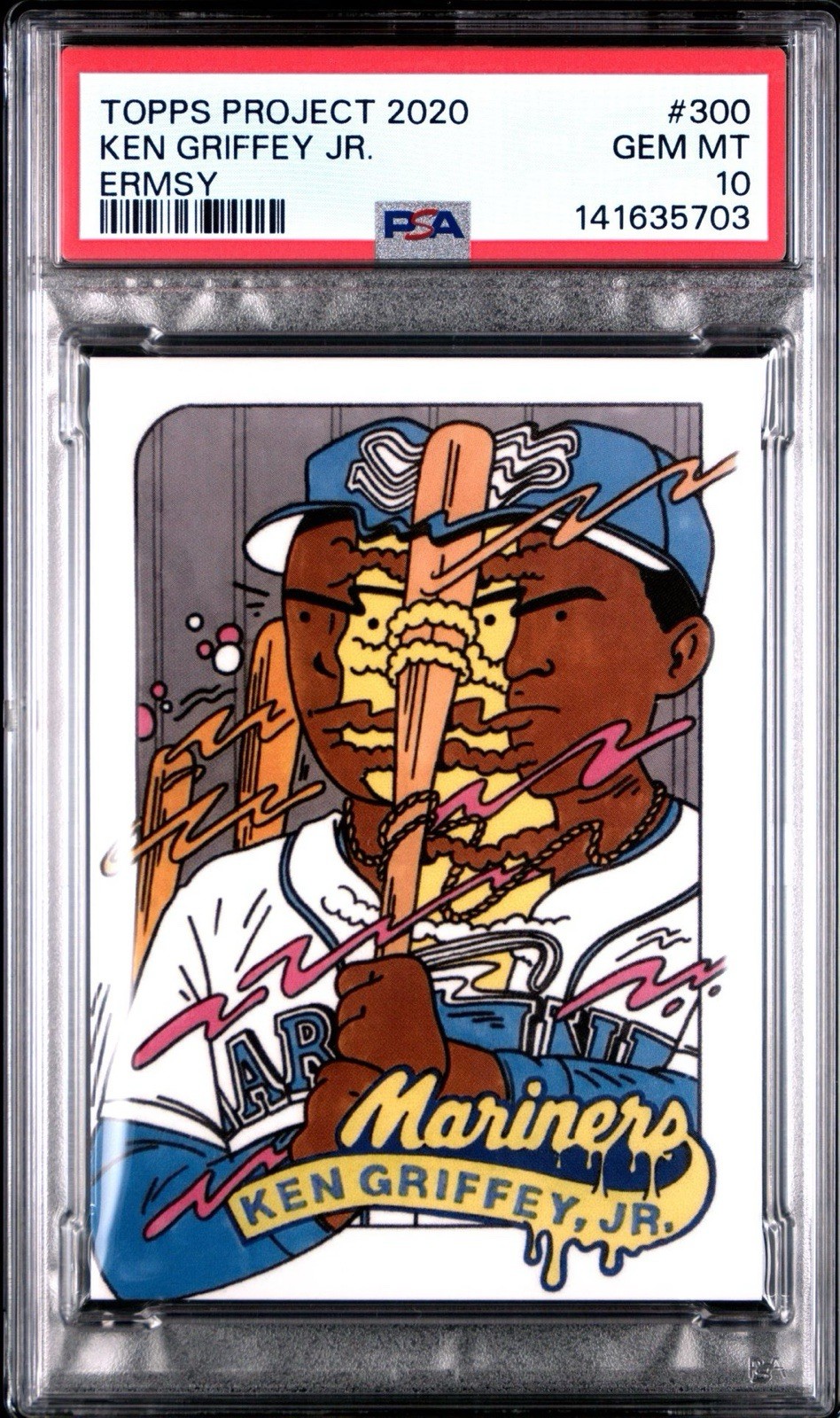 2020 Topps Project 2020 - 1989 Topps Traded Ken Griffey Jr #300 Ermsy /4762
