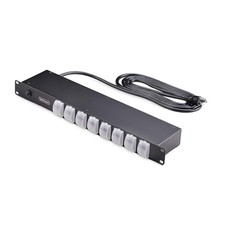 StarTech 8-Outlet Horizontal Rack Mount PDU 8ns8rackmountpdu 