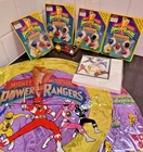 Vtg 1993 Mighty Morphin Power Rangers Helmet Rings New Party pack Napkin Balloon