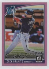2018 Panini Donruss Optic Rated Rookie Pink Prizm Zack Granite #62 0w7