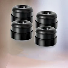 4Pcs Subwoofer Isolation pad Fits Nearly Every subwoofer Brand & Model (Black)