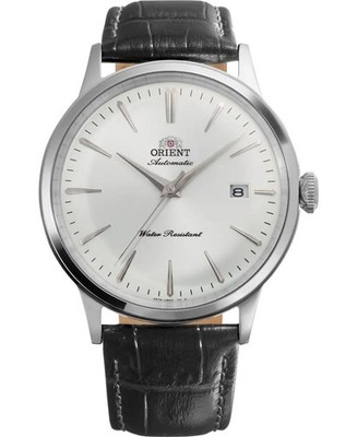ORIENT Men Analog Automatic Casual Watch Classic Dress Silver Dial Waterproof Ro