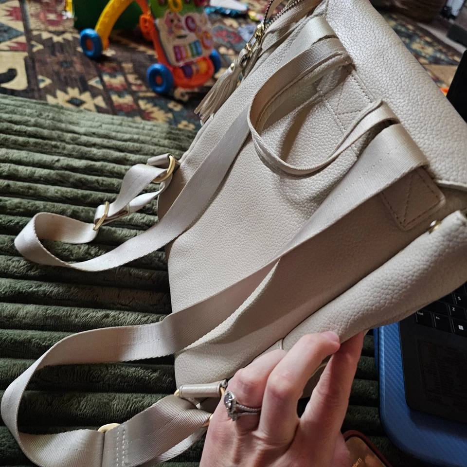 Mini mochila para fraldas recém-escolhida Classic II em bétula - Imagem 3 de 4