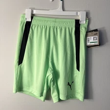 NEW PUMA Dry Cell Mens US L Size Basketball Shorts Gym Green Drawstring