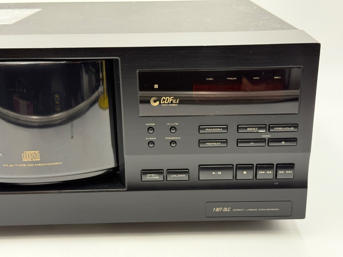 Pioneer PD-F908 101-Disc File-Type CD Changer No Remote | Working