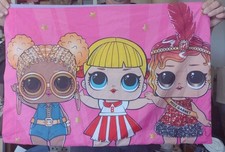 LOL SURPRISE Babies Dolls Pillow Case 29x20 Poly Franco Manufacturing Reversible