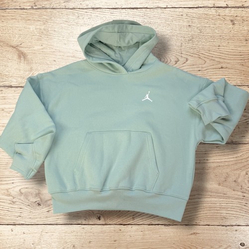 Jordan Nike Girls' Brooklyn Essentials Pullover Hoodie NWT - Size M - Light Dew - Picture 5 of 12