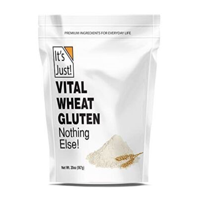 It's Just - Vital Wheat Gluten Flour, High Protein, Make Seitan, Low Carb  