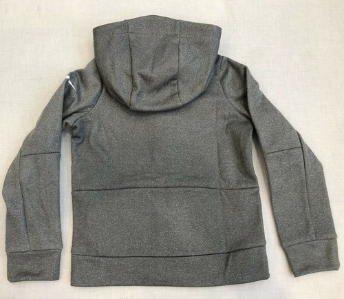 Nike Little Boy Full-Zip Hoodie Dri-Fit Sweatshirt Size: 4XS (3-4 YRS) Grey - Picture 2 of 4