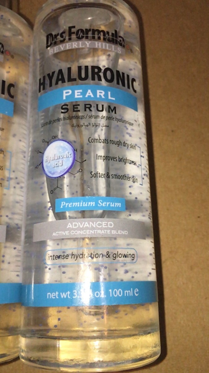 3x Drs Formula Beverly Hills Hyaluronic Pearl Serum 3.3 Fl