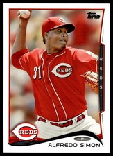 2014 Topps #21 Alfredo Simon Cincinnati Reds