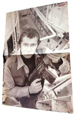 Lewis Collins  /  Poster - DIN A3 NEU UNGEHANGEN ! Action Star 80 iger