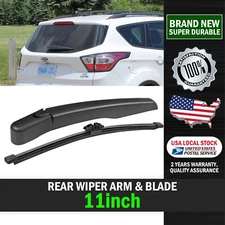 New 11" OEM Quality Rear Window Windshield Wiper Blade & Arm Set All Season US