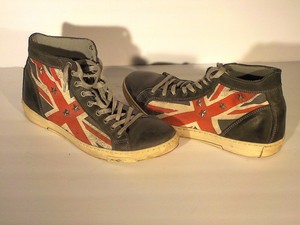 Steve Madden Mens Union Jack Graphic Size 10 Tennis Shoes ...