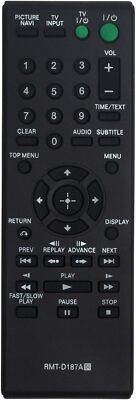 RMT-D187A Ersatz Fernbedienung fur Sony CD DVD Player DVP-SR101 DVP-SR101P/B