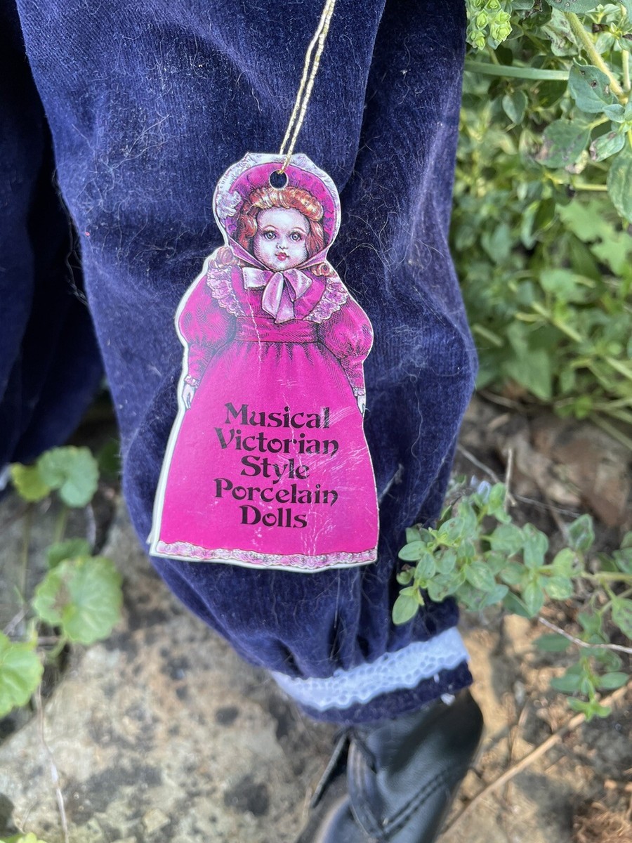 Vintage Doll. victorian style musical porcelain doll, Boy | eBay