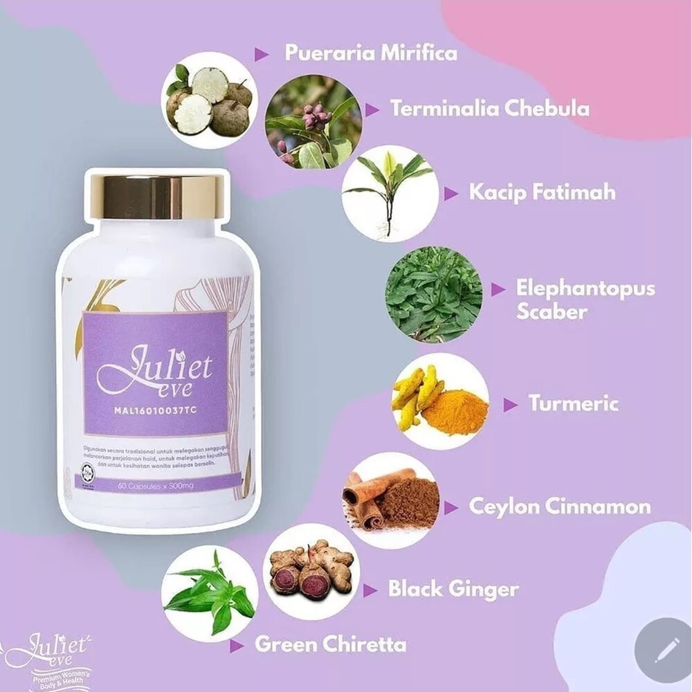 Complément Satin Skinz Juliet Eve - 60 Gélules, Pueraria Mirifica, Santé Femme