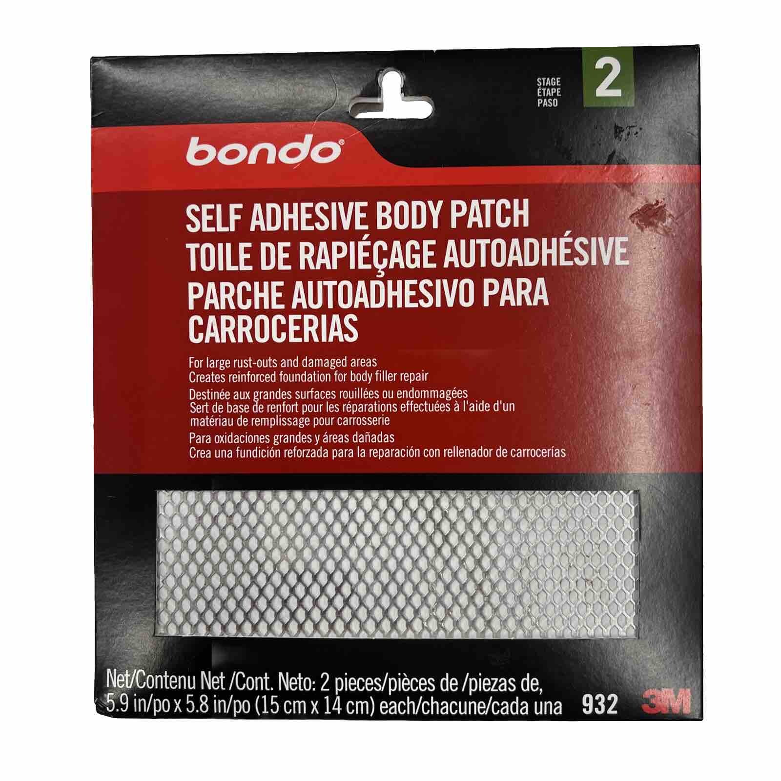Bondo 932 Self Adhesive Body Patch eBay