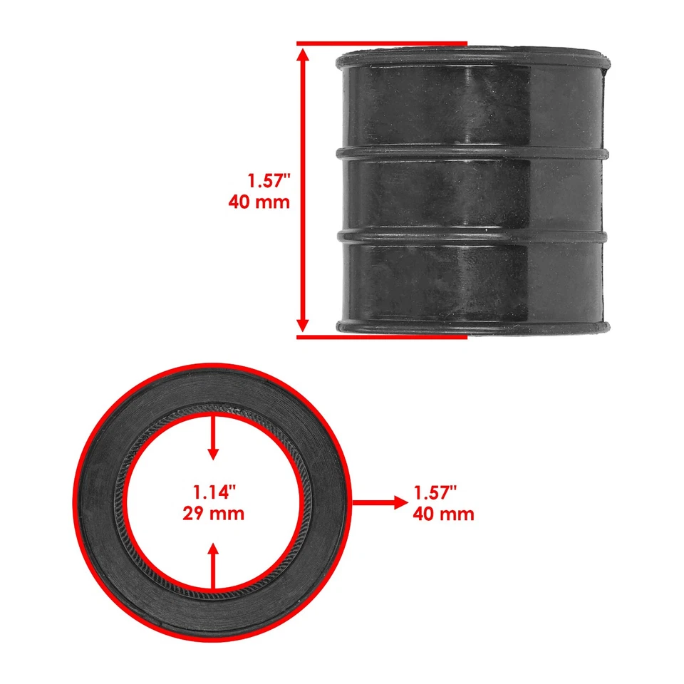 Juntas de silenciador de escape para Yamaha DT125 Dt175 It125 It175 Mx175 Foto 2 de 4