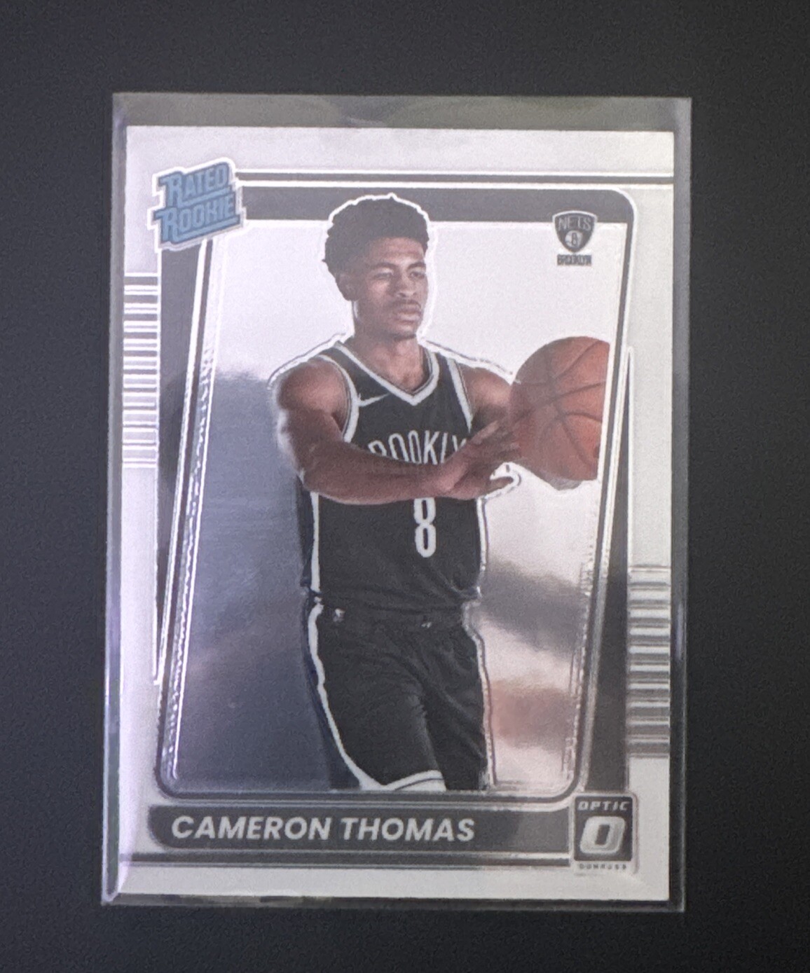 2021-22 Panini Donruss Optic Cameron Thomas Rated Rookie #153 RC Nets