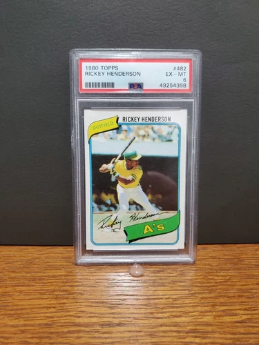 1980 Topps Rickey Henderson Rookie