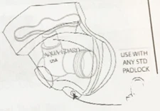 Aqua Guard Valve Lock fits wall mount sillcocks