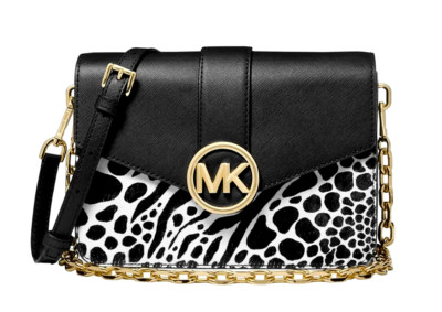 MICHAEL KORS Special Edition Carmen Animal Print Gold Chain