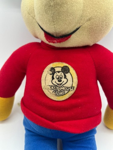Vintage Mickey Mouse Club 14" Plush / Stuffed Animal Knickerbocker - Picture 2 of 13