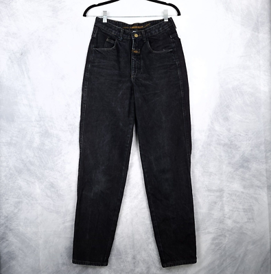 MARITHÉ FRANÇOIS GIRBAUD black denim VTG Le Jean De Marithe Francois Girbaud Black Jeans 40x32