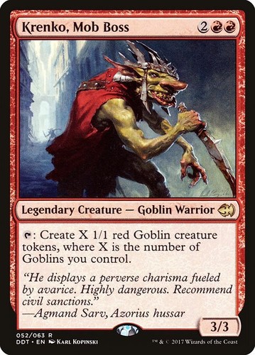 マジック：ザ・ギャザリング deck EDH/Commander Boss Mob Krenko, マジック：ザ・ギャザリング
