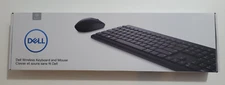 NIB Dell KM3322W Wireless Keyboard and Mouse 2.4GHz USB Wireless Receiver