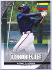 RONALD ACUNA 2017 LEAF "VENEZUELA FLAG" EXCLUSIVE EDITION ROOKIE CARD! BRAVES!