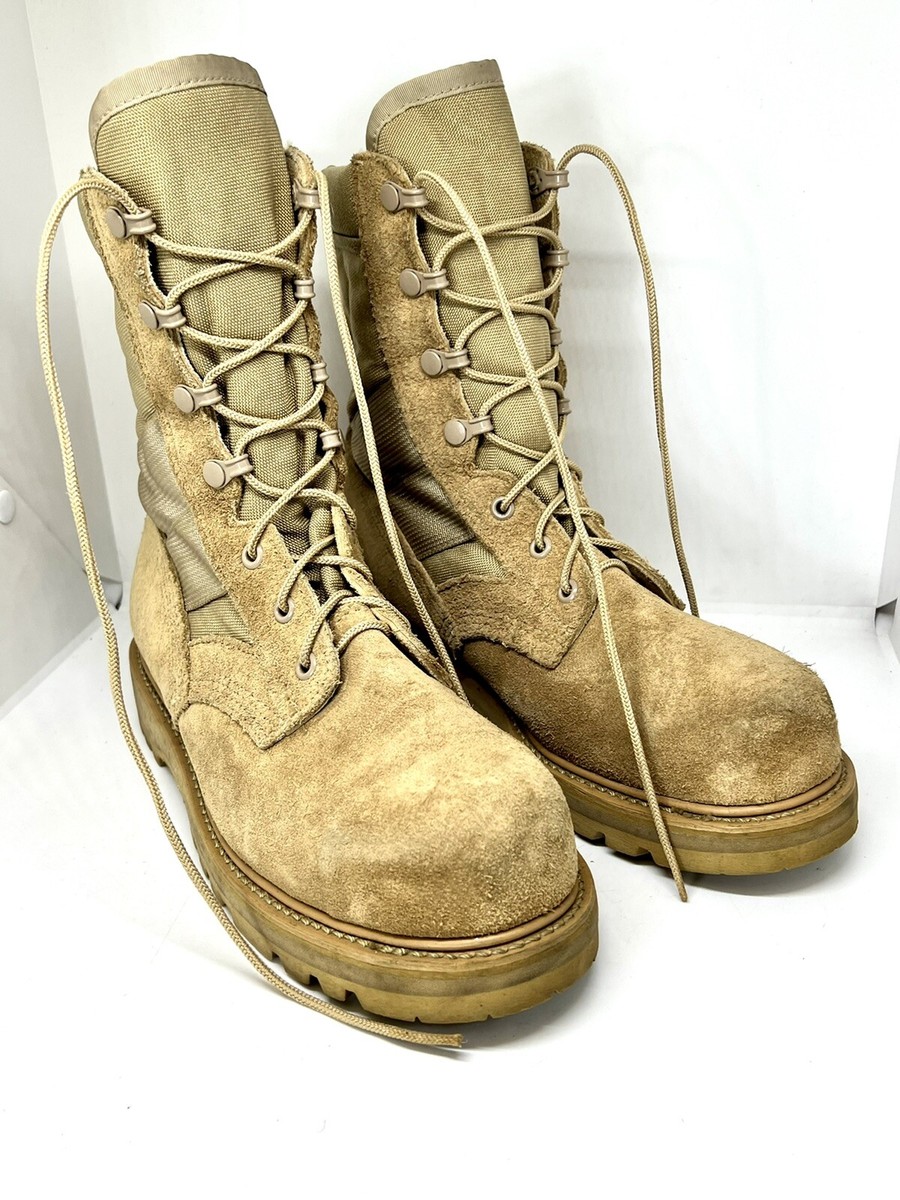 VIBRAM Army Military Combat TAN Flight HOT Weather Desert  display picture 1