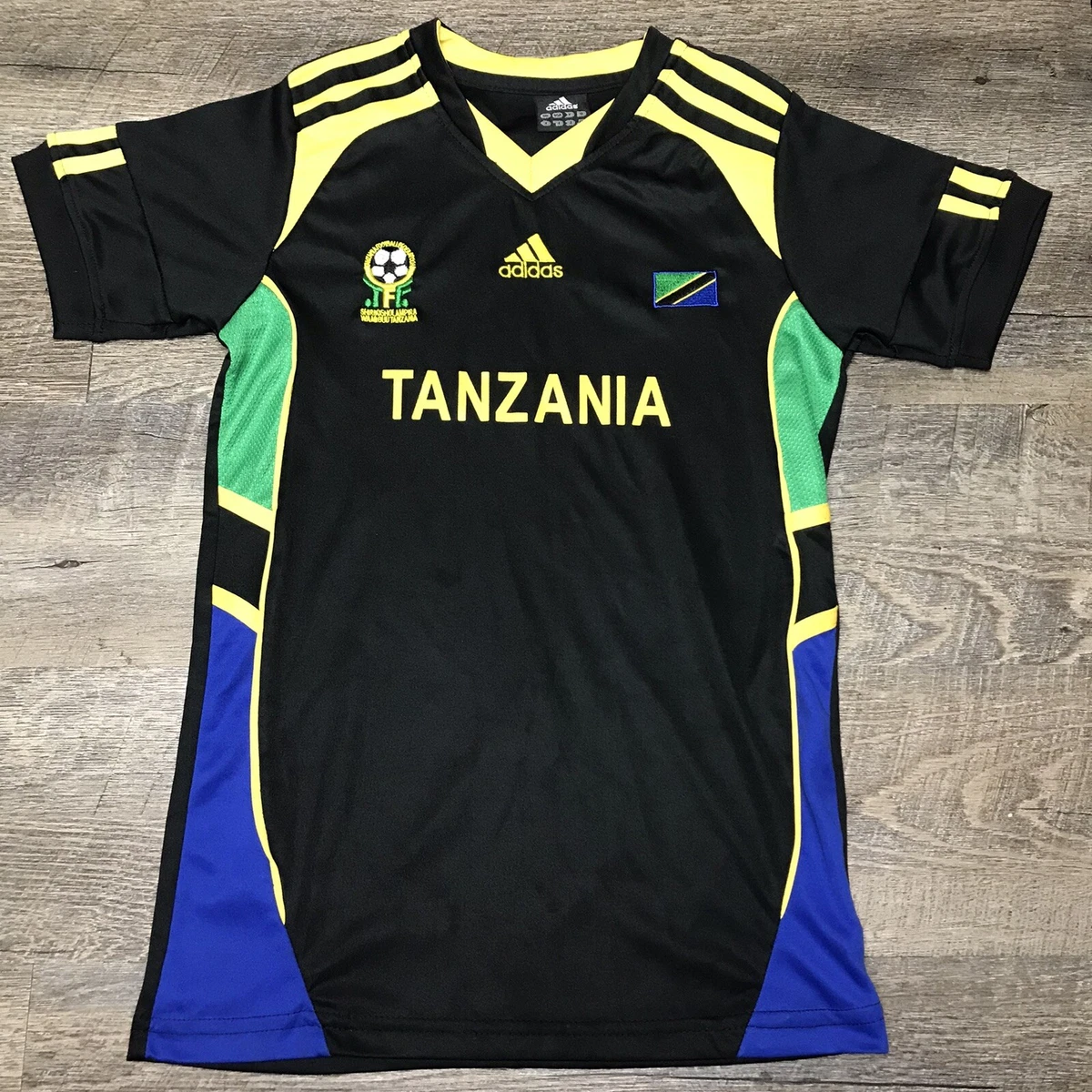 Adidas Climacool Tanzania FootballFederation Jersey Youth L | eBay