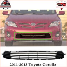 Front Bumper Lower Grille Face Bar Textured Plastic For 2011-2013 Toyota Corolla