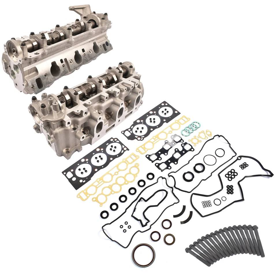 Culatas izquierda y derecha con juntas de pernos para camioneta Toyota 4Runner 3.0 3VZE Foto 3 de 4