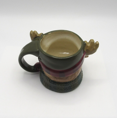 HEARTLAND BY ST. NICHOLAS SQUARE MOOSE FIGURAL MUG EC - Picture 12 of 17