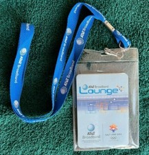 2002 Olympic AT T  Broadband Neck Strap Lanyard  List of Olympic Events  NEW