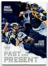 2018 PANINI DIAMOND KINGS PAST AND PRESENT GARY SANCHEZ/JORGE POSADA NEW YORK