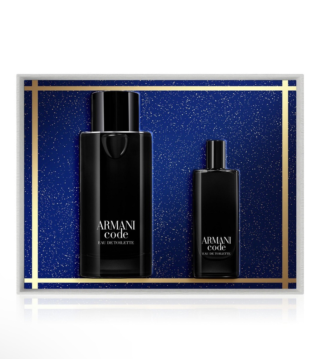 NIB Giogio Armani 2-Pc. Armani Code 4.2oz EDT & Travel Spray Gift