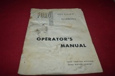 Ford Tractor 450 451 Row Crop Cultivator Operator's Manual AMIL15 