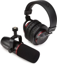 Vocaster Broadcast Kit, Broadcast Quality Dynamic Microphone And Closed-back ...
