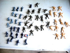 Plastic soldiers lot of 54-WWII and Civil War inc. Gen. Lee