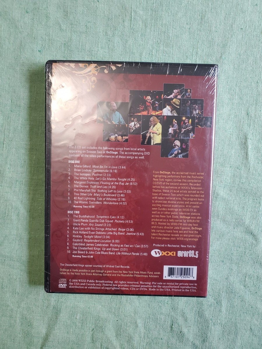 その他 His Early Television Performances [DVD] [Import] WXXI PBS On Stage Season 2 DVD/CD Set NEW Sealed Rochester