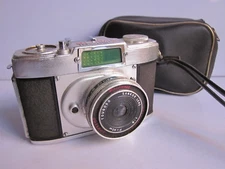 Tougodo Meisupii Half Frame Viewfinder Camera w Sankor lens fr Lomo photos.Rare