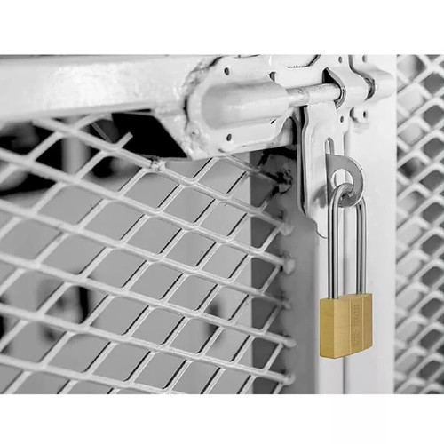 Brass Padlock Garage Shed Gate Locker Lock Suitcase Toolbox Long Shackle + Keys - Picture 16 of 24
