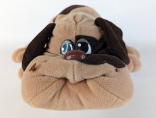 Vintage Tonka Pound Puppies Large 18" Plush   Brown  Tan Stuffed Dog   1980s