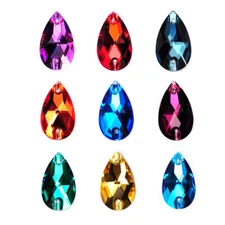Sewing Stones Tear Drop Sew On Rhinestones For Jewellery, Dress ,bags,garment
