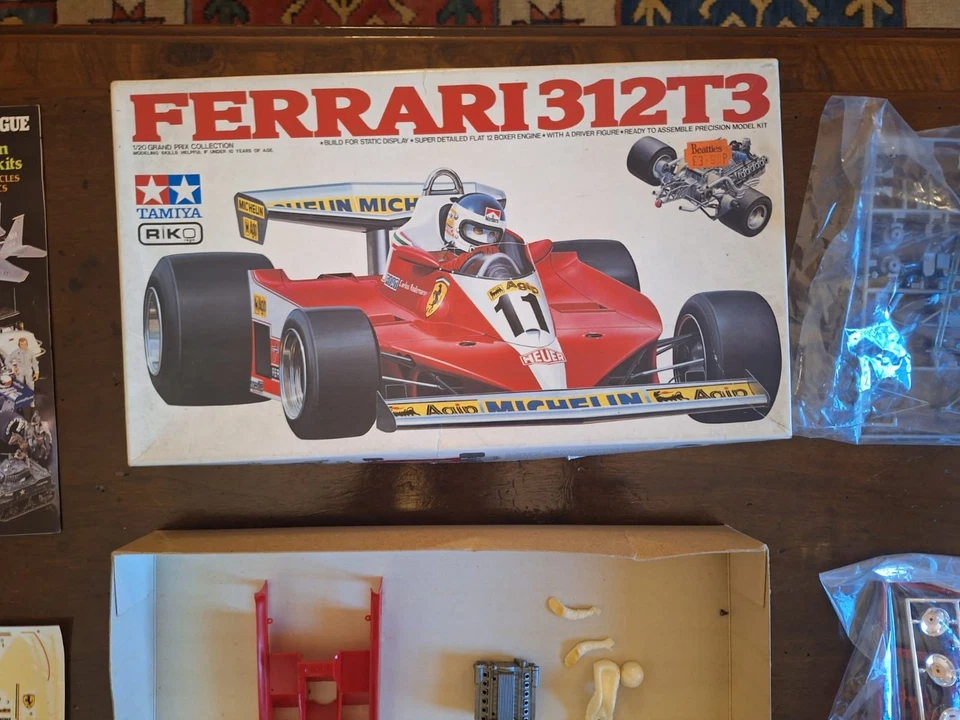 ferrari 312 t3 scala 1/20 tamiya logo riko con prezzo in sterline di BEATTIES - Immagine 3 di 4