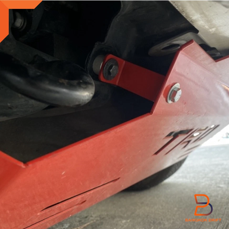 Steel Front Engine Cover Skid Plate For Toyota Hilux Revo Fortuner SUV 15-23 TRD - Image 3 of 4